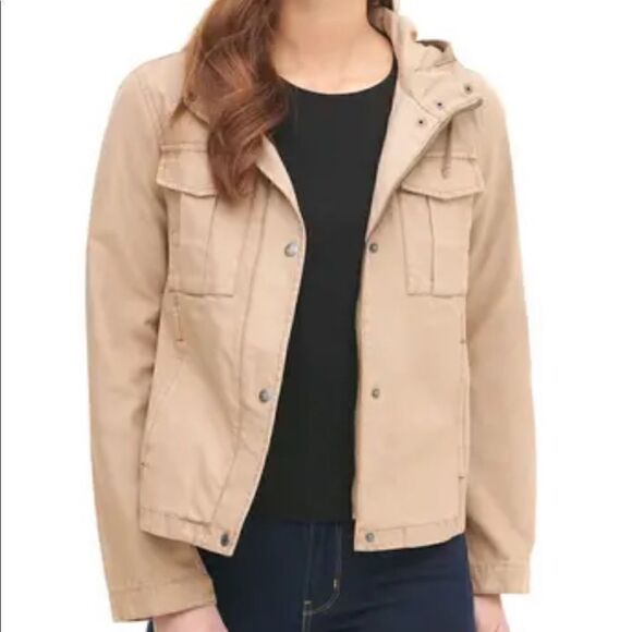 LEVI’S Cropped Hooded Jacket - Picture 1 of 7